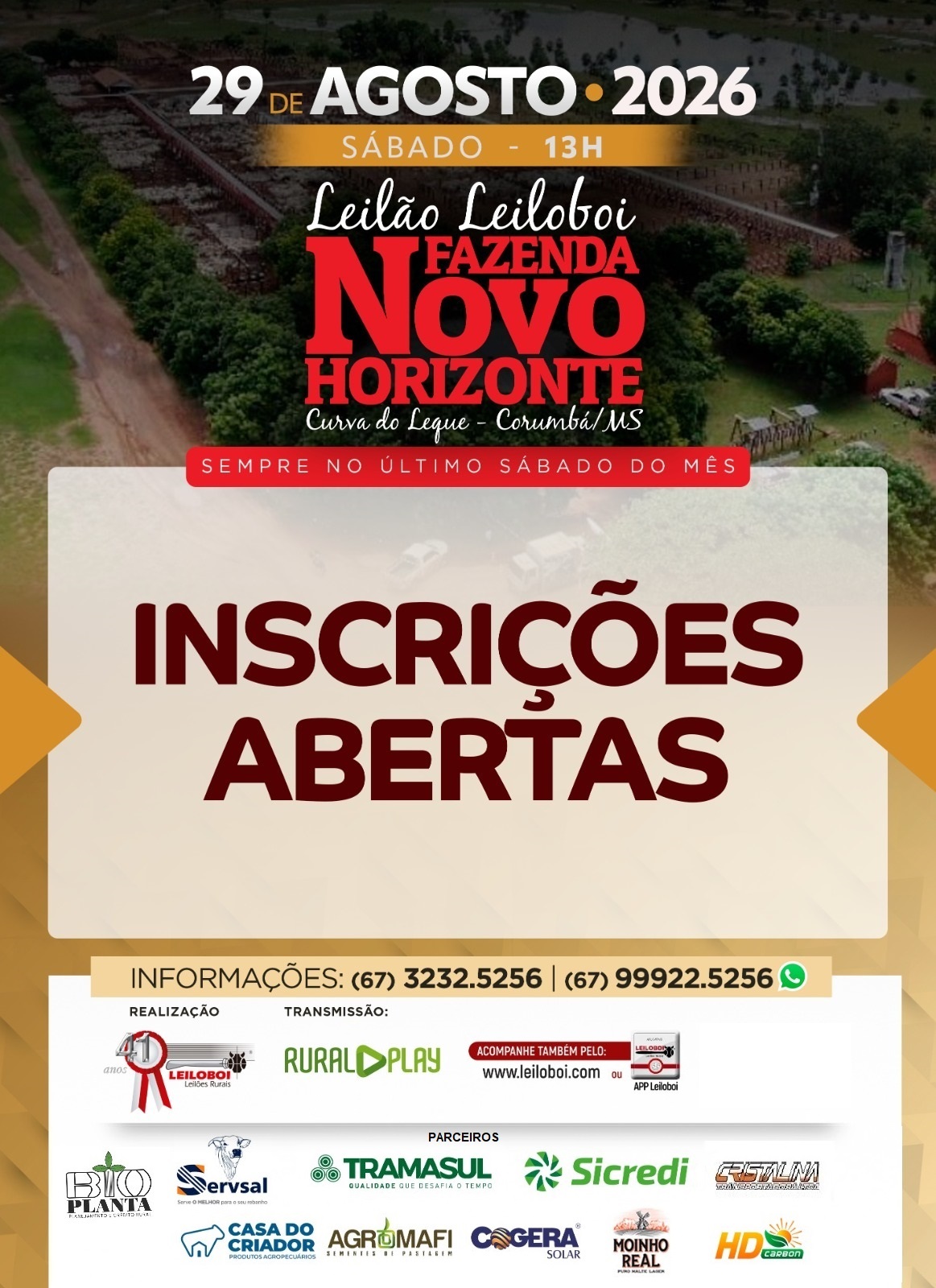 157º LEILÃO FAZENDA NOVO HORIZONTE